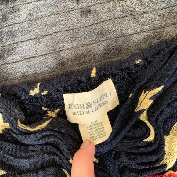 Denim & Supply Ralph Lauren Crop American Top - Picture 3 of 3